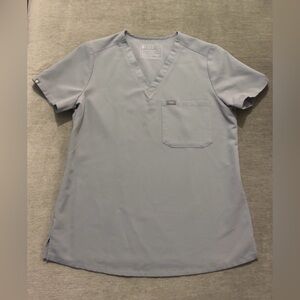 FIGS Cement Gray Scrub Set